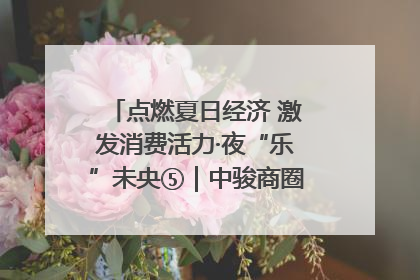 点燃夏日经济 激发消费活力·夜“乐”未央⑤｜中骏商圈：烟火与潮流共舞