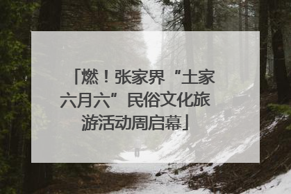 燃！张家界“土家六月六”民俗文化旅游活动周启幕