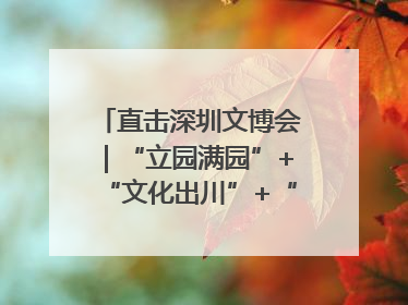 直击深圳文博会｜“立园满园”+“文化出川”+“科技赋能”，成都传媒发布三大文创领域合作清单