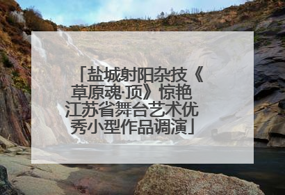 盐城射阳杂技《草原魂·顶》惊艳江苏省舞台艺术优秀小型作品调演