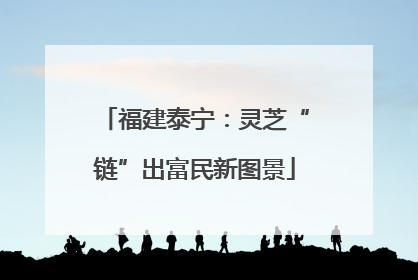 福建泰宁：灵芝“链”出富民新图景
