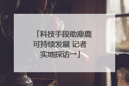 科技手段助麋鹿可持续发展 记者实地探访→