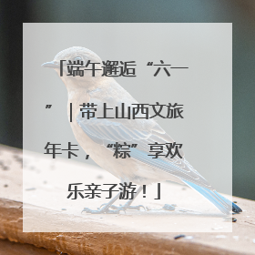 端午邂逅“六一”｜带上山西文旅年卡，“粽”享欢乐亲子游！