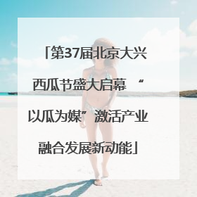 第37届北京大兴西瓜节盛大启幕 “以瓜为媒”激活产业融合发展新动能