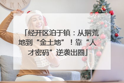 经开区泊于镇：从撂荒地到“金土地”！靠“人才密码”逆袭出圈