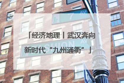 经济地理丨武汉奔向新时代“九州通衢”