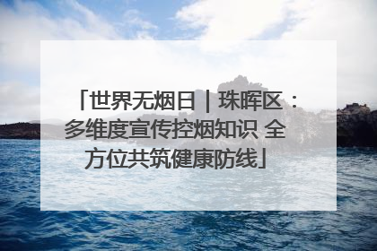 世界无烟日｜珠晖区：多维度宣传控烟知识 全方位共筑健康防线