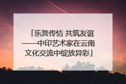 乐舞传情 共筑友谊——中印艺术家在云南文化交流中绽放异彩