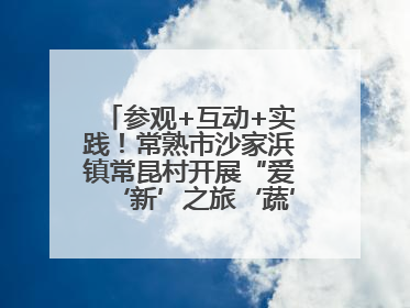 参观+互动+实践！常熟市沙家浜镇常昆村开展“爱‘新’之旅‘蔬’适生活”参观学习活动