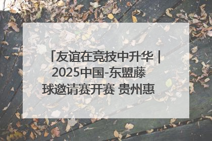 友谊在竞技中升华｜2025中国-东盟藤球邀请赛开赛 贵州惠水燃动“空中芭蕾”