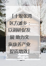 十堰张湾区方滩乡：以调研促发展 助力文旅康养产业提质增效