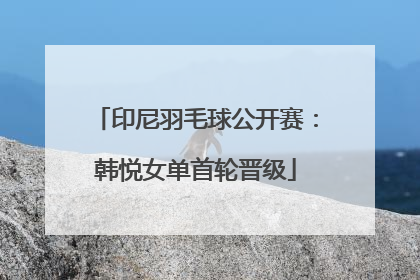 印尼羽毛球公开赛：韩悦女单首轮晋级