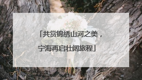 共赏锦绣山河之美，宁海再启壮阔旅程