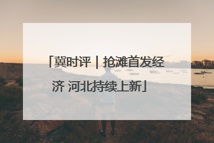 冀时评｜抢滩首发经济 河北持续上新