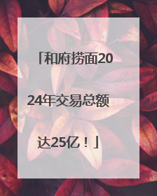 和府捞面2024年交易总额达25亿！