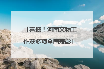 喜报！河南文物工作获多项全国表彰
