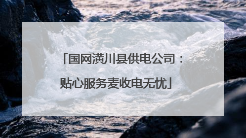 国网潢川县供电公司：贴心服务麦收电无忧