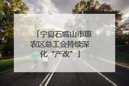 宁夏石嘴山市惠农区总工会持续深化“产改”