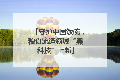 守护中国饭碗，粮食流通领域“黑科技”上新