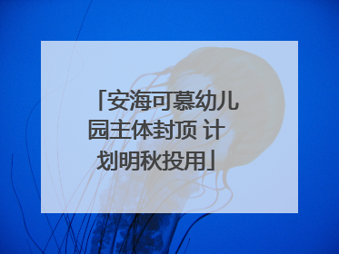 安海可慕幼儿园主体封顶 计划明秋投用