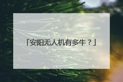 安阳无人机有多牛？