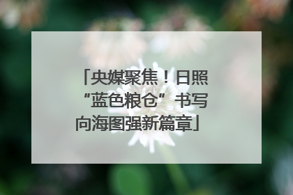 央媒聚焦！日照“蓝色粮仓”书写向海图强新篇章