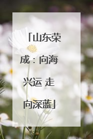 山东荣成：向海兴运 走向深蓝