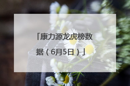 康力源龙虎榜数据（6月5日）