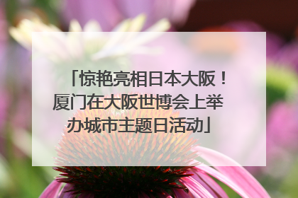 惊艳亮相日本大阪！厦门在大阪世博会上举办城市主题日活动