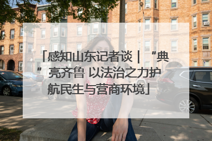 感知山东记者谈｜“典”亮齐鲁 以法治之力护航民生与营商环境