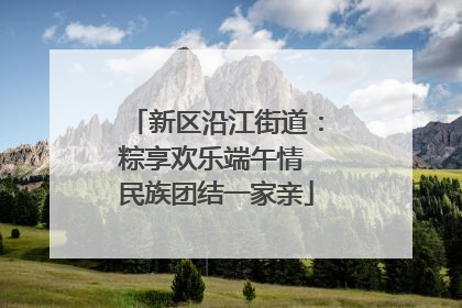 新区沿江街道：粽享欢乐端午情 民族团结一家亲