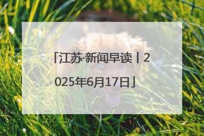 江苏·新闻早读丨2025年6月17日