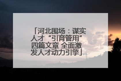河北围场：谋实人才“引育管用”四篇文章 全面激发人才动力引擎