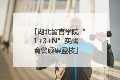 湖北警官学院“1+3+N”实战育警硕果盈枝