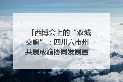 西博会上的“双城交响”：四川六市州共展成渝协同发展画卷｜西博视界