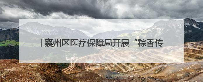 襄州区医疗保障局开展“粽香传情，家国情怀”端午节主题活动