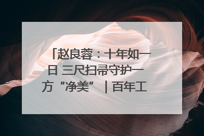 赵良蓉：十年如一日 三尺扫帚守护一方“净美”｜百年工运·劳模说