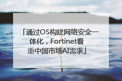 通过OS构建网络安全一体化，Fortinet看重中国市场AI需求