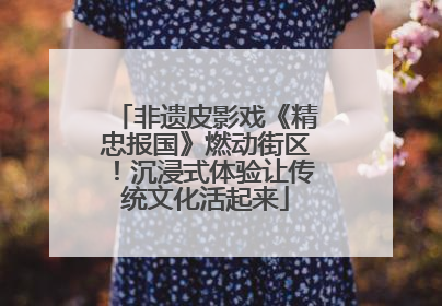 非遗皮影戏《精忠报国》燃动街区！沉浸式体验让传统文化活起来