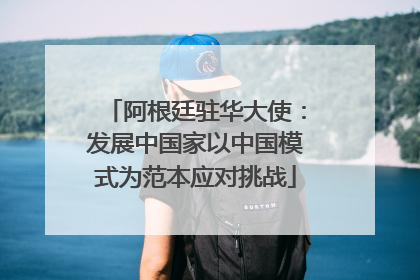 阿根廷驻华大使：发展中国家以中国模式为范本应对挑战