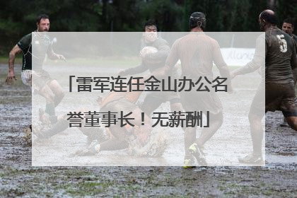 雷军连任金山办公名誉董事长！无薪酬