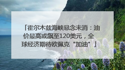 霍尔木兹海峡悬念未消：油价最高或飙至120美元，全球经济期待欧佩克“加油”