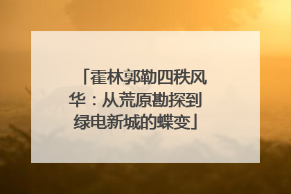 霍林郭勒四秩风华：从荒原勘探到绿电新城的蝶变