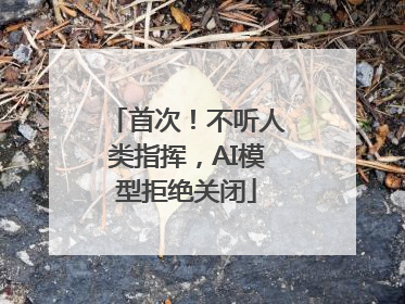 首次!不听人类指挥,AI模型拒绝关闭