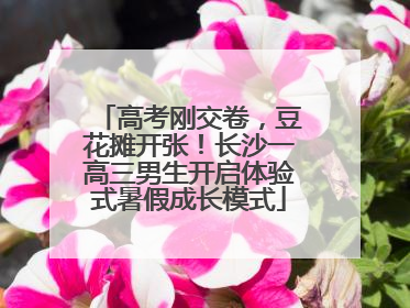 高考刚交卷，豆花摊开张！长沙一高三男生开启体验式暑假成长模式