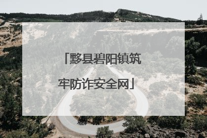 黟县碧阳镇筑牢防诈安全网