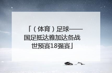 （体育）足球——国足抵达雅加达备战世预赛18强赛