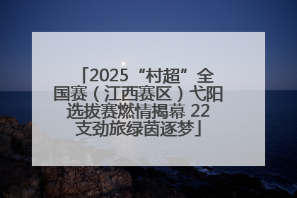 2025“村超”全国赛（江西赛区）弋阳选拔赛燃情揭幕 22支劲旅绿茵逐梦